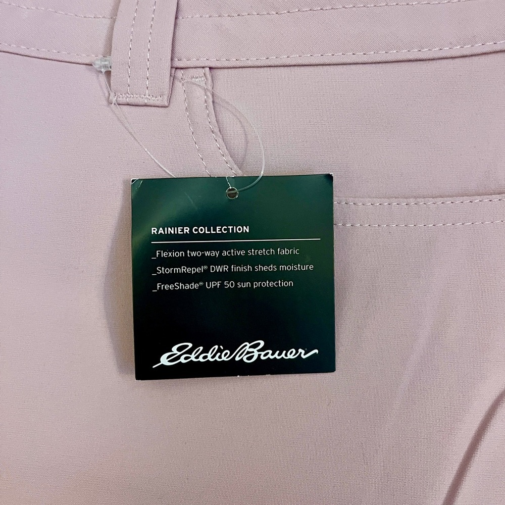 Eddie Bauer Women's Light Plum Women’s 14 Capri Pants - Picture 8 of 14